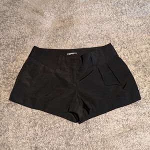 Express Black High-Rise Women's Dress Shorts
